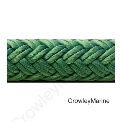 Seachoice Double-Braid Nylon Dock Line w/ Eye Splice, Pre-Shrunk, Heat Stabilized, 1/2 In. X 20 Ft., Teal Green