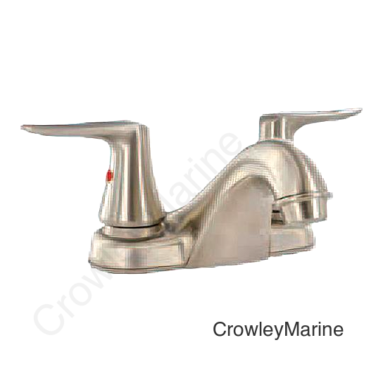Valterra PF222405 Catalina™ Two Handle 4" Lavatory Faucet Hi-Rise Spout, Brushed Nickel
