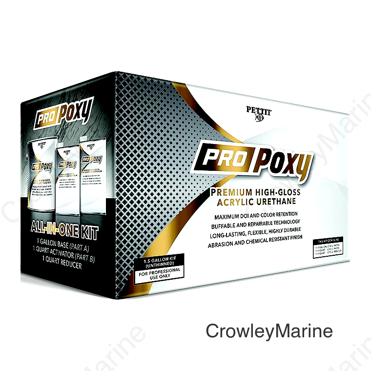 Pettit 3112GK ProPoxy Two-Part Acrylic Urethane Topside Paint, Chevy White