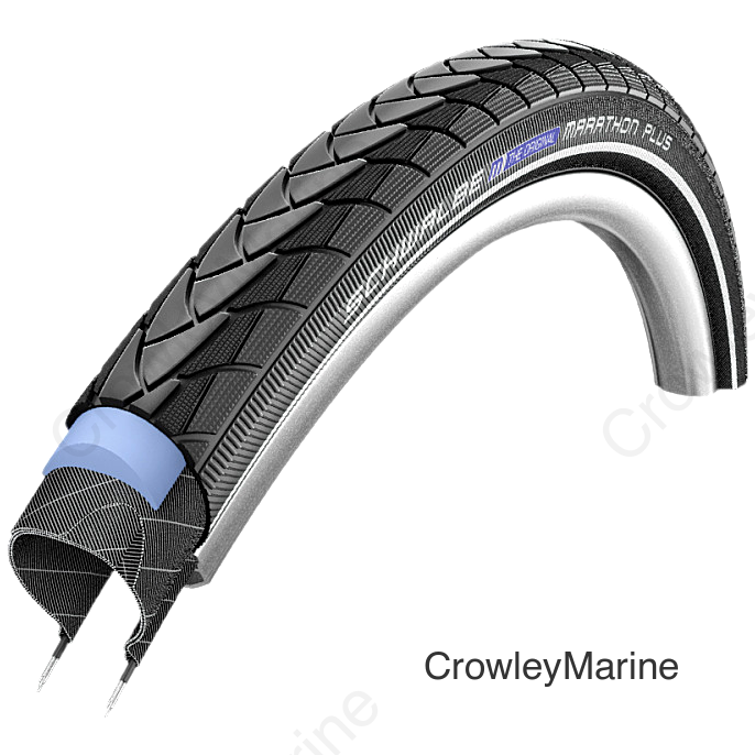 Schwalbe Marathon Plus Tire - 700 x 28 Clincher Wire Black/Reflective Performance Line