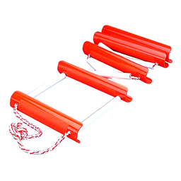 SeaDog 582501 Portable Emergency 5 Step Boarding Ladder, High-Visibility Orange Polycarbonate & Nylon Rope thumbnail-0
