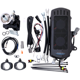 Oil Cooler Kit - Gloss Black - Indian thumbnail-1