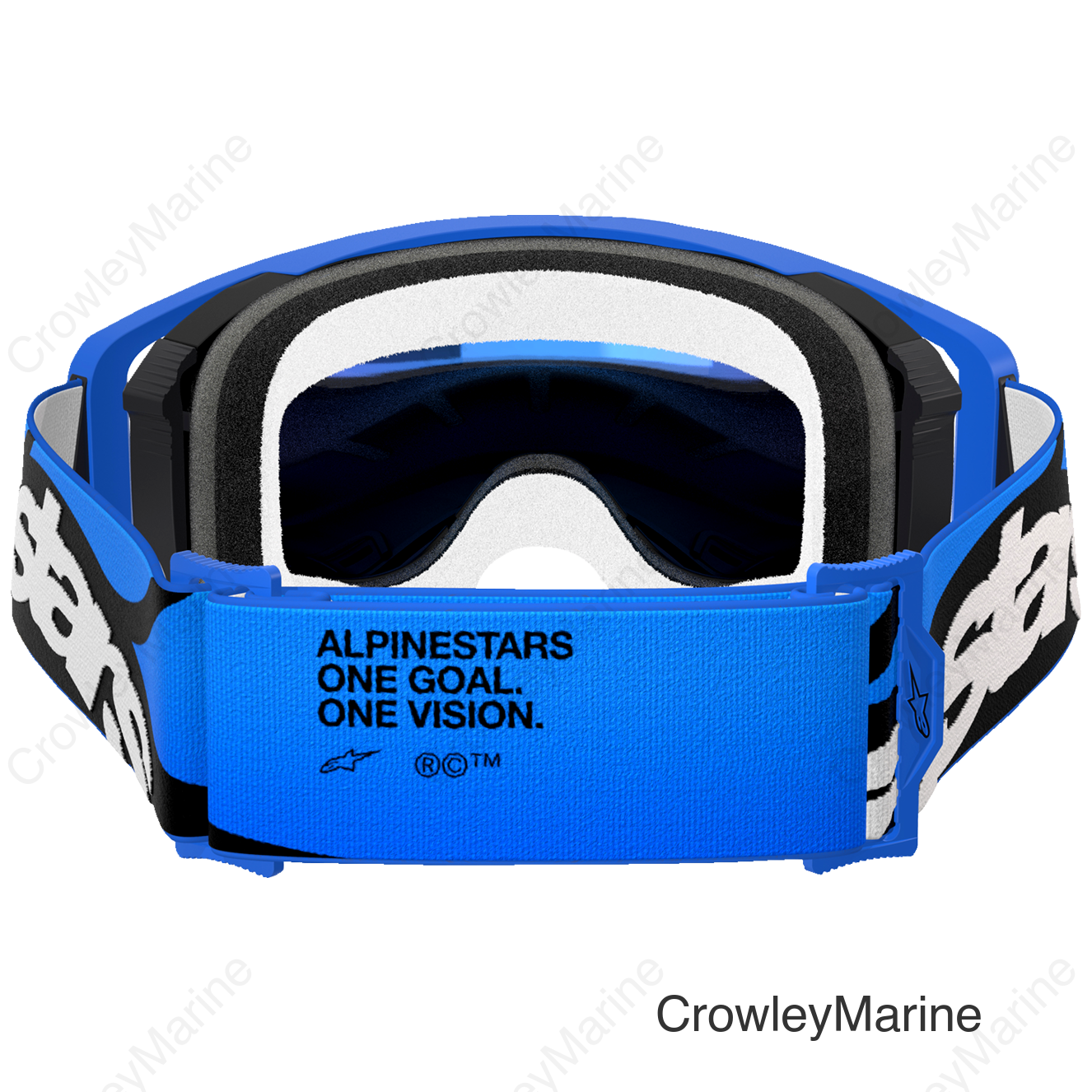 Supertech Goggle - Stream - Blue - Blue Mirror