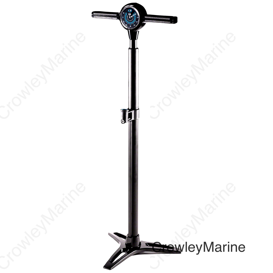 Crank Brothers KLIC Floor Pump - Analog Gauge Silver