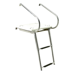 Seachoice Deluxe Universal Swim Platform With Slide Mount Telescoping Ladder thumbnail-6