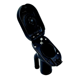 Black Plastic Gas Fill & Tank Vent w/Angled Neck thumbnail-1