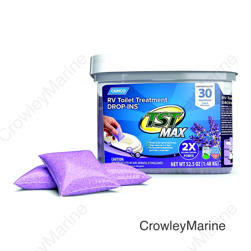 Camco 41553 TST Max Toilet Treatment Drop-Ins, 30 Pack, Lavender