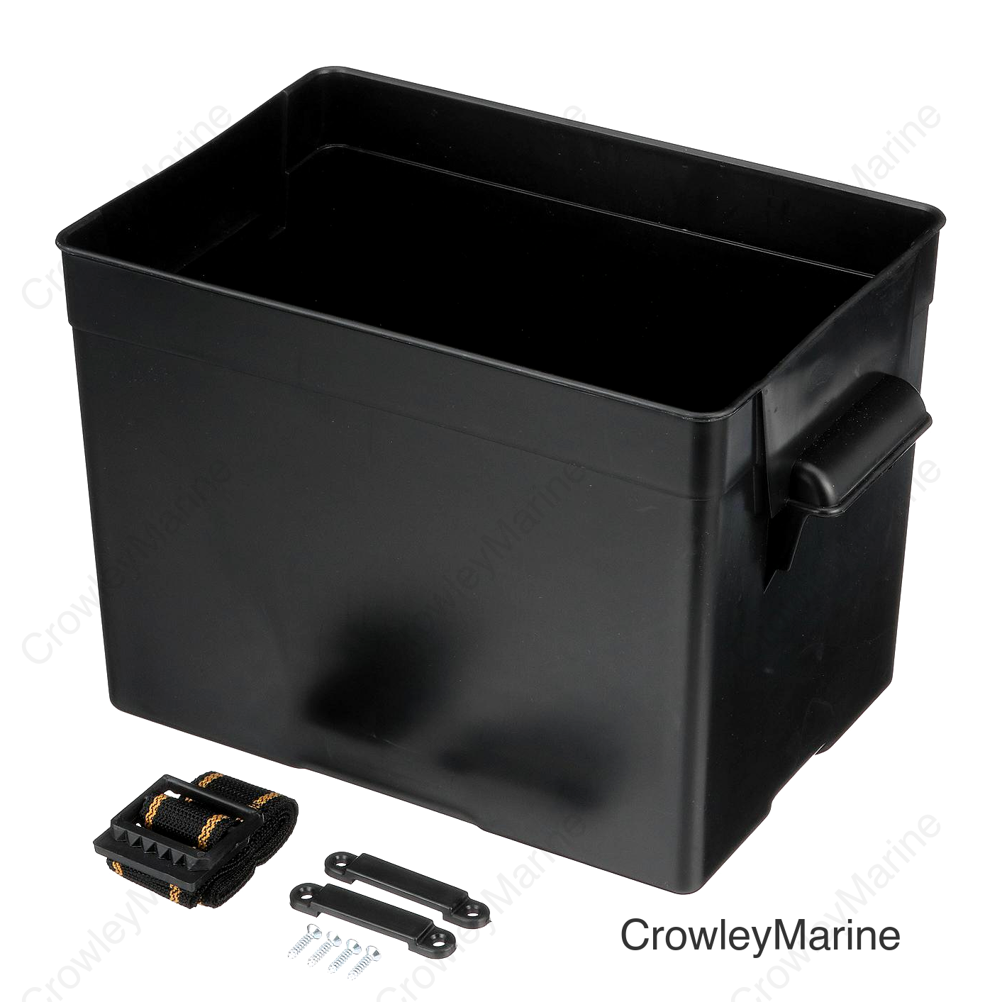 Seachoice USCG-Approved Marine Group 24 Series Standard Battery Box with Strap & Mounting Kit