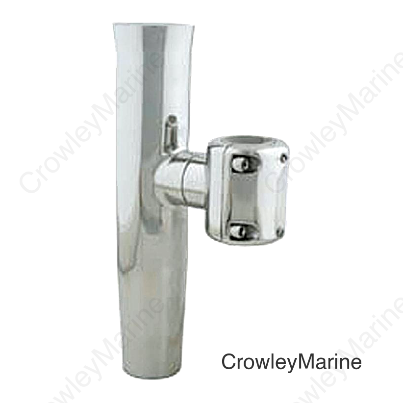 S/S Adj Clamp On Rod Holder
