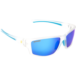 Seachoice 98807 "Seaspray" Polarized Sunglasses, Frame: Matte Clear, Lens: Blue Mirror thumbnail-2
