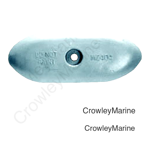 9 1/4 X 3 3/8 X 3/4 HULL ANODE