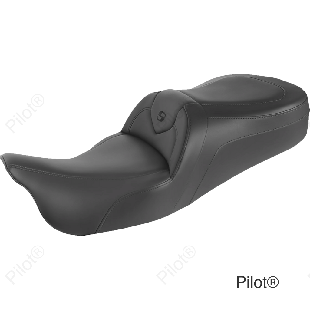 RoadSofa™ Seat - Without Backrest - Black w/Black Stitching - Trikes