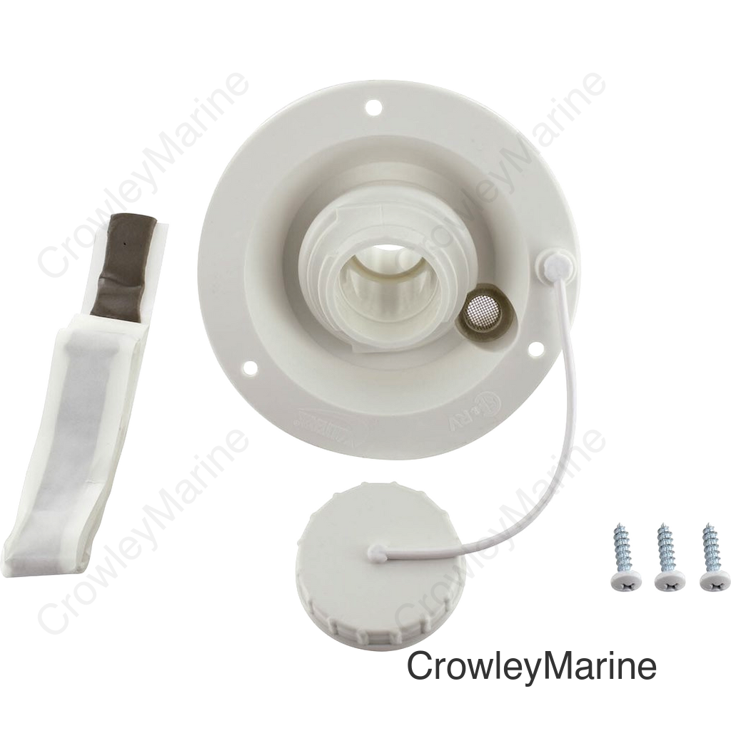 WATER INLET GRAVITY WHT CARD