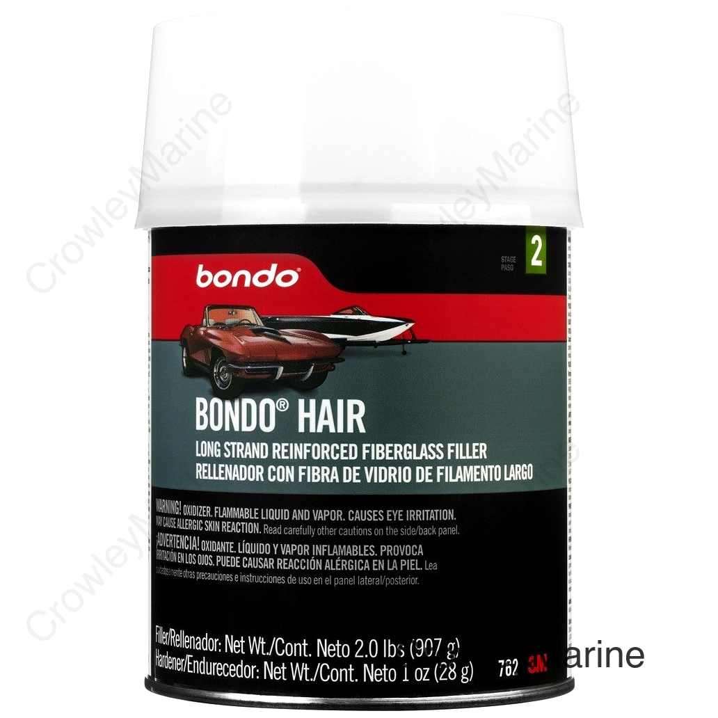 BONDO-HAIR FBGLS QT 12/CS
