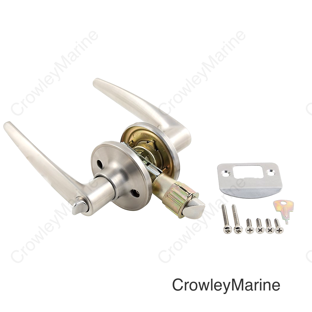 LEVER  PRIVACY LOCK-STAINLESS STEEL