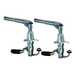 Taco GS390 Grand Slam 390 Outrigger Top Mount w/Crank, 1 pr.
