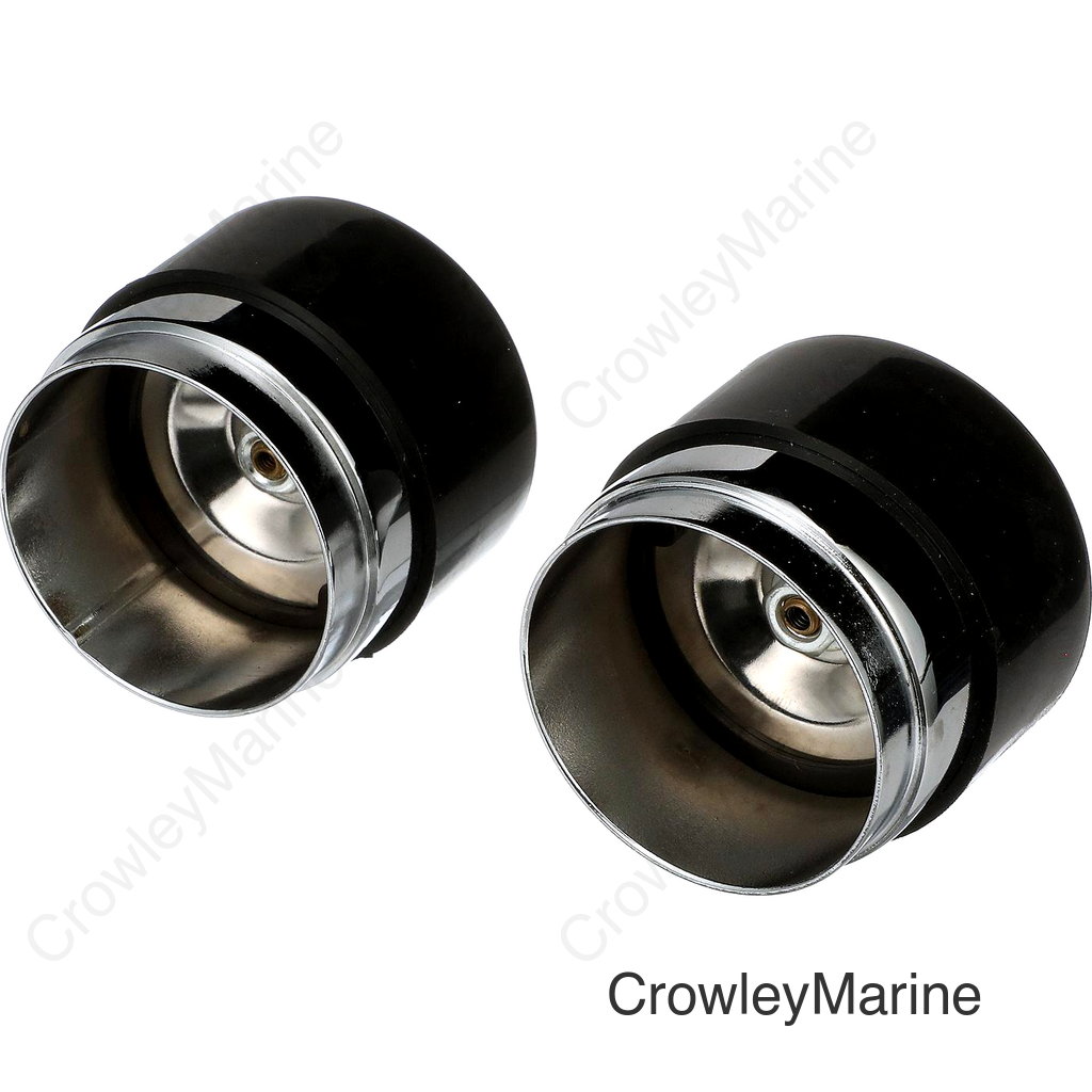 Seachoice Chrome-Plated Boat Trailer Bearing Protectors Cover, 1.98 in. Diameter