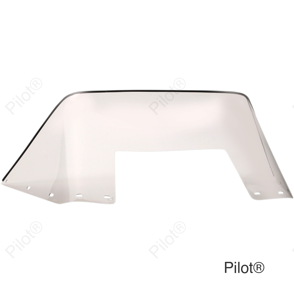 Windshield - 9-5/16" - Smoke - Polaris