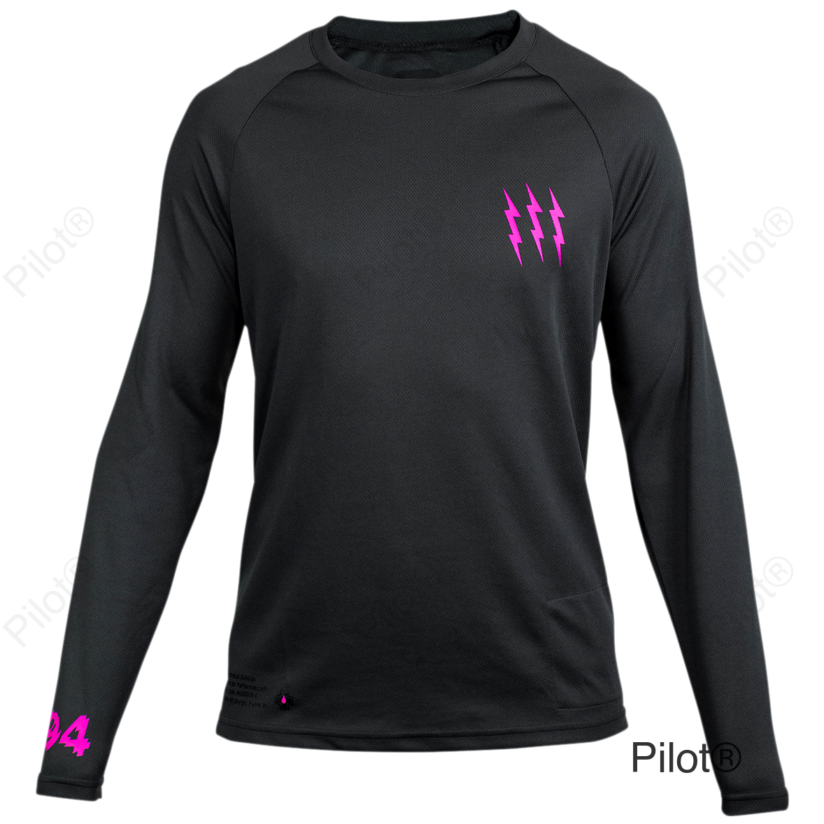 Riders Long-Sleeve Jersey - Gray - Small