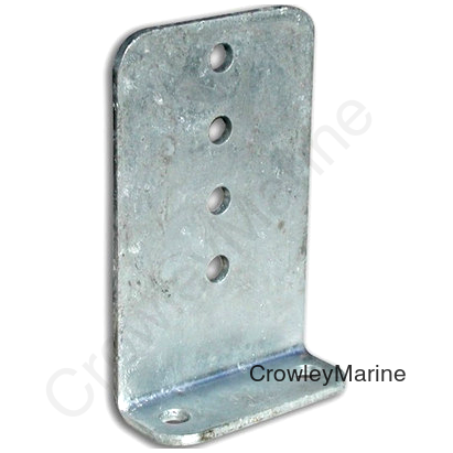 Marine Bunk Bracket, 5"x8" Vertical, Galvanized (407040)
