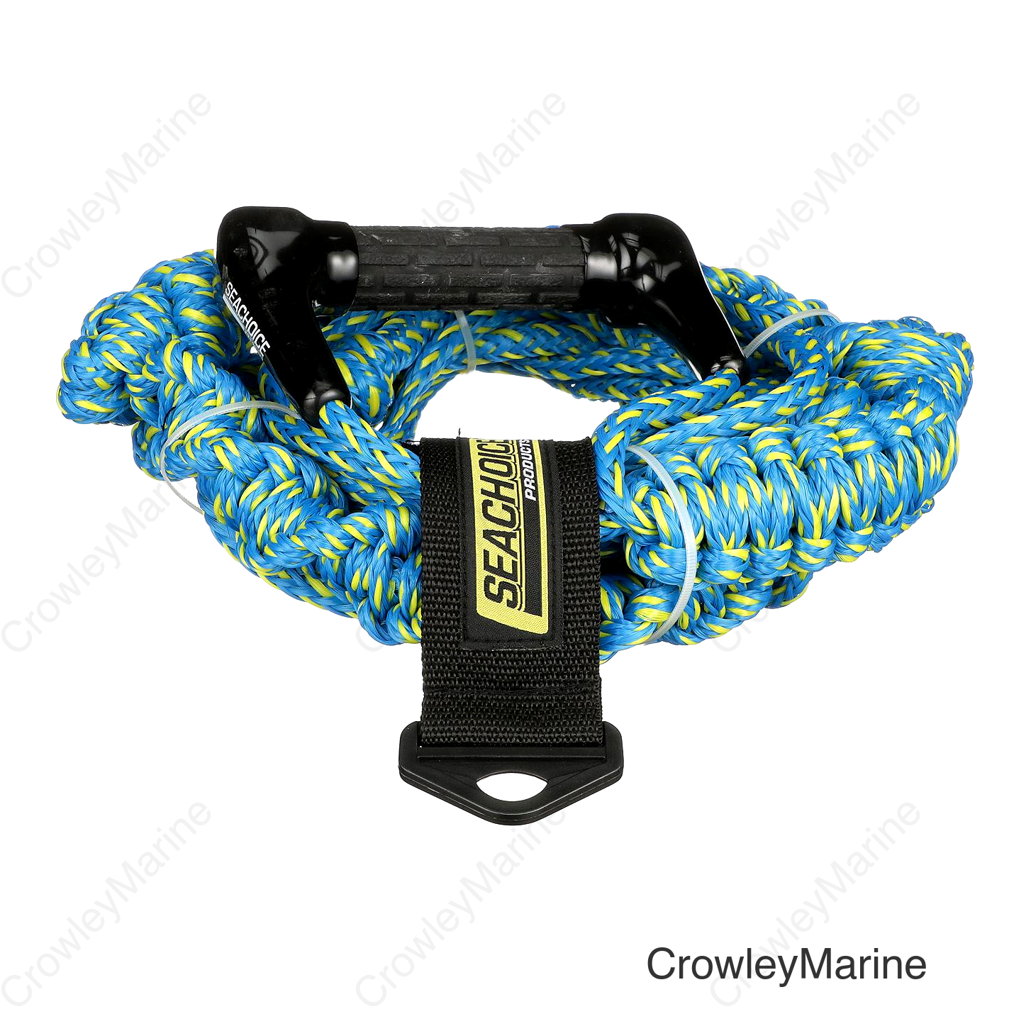 Seachoice 3-Section Wakesurfing Rope, 16 Ft. Long, 5-1/2 In. Handle w/ Textured Rubber Grip