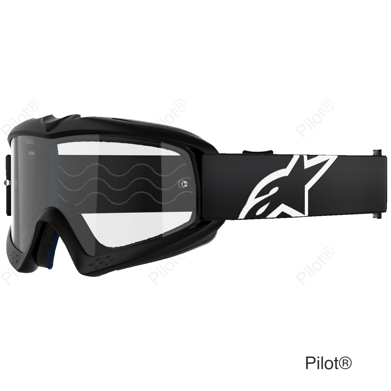 Youth Vision Goggle - Corp - Black - Clear