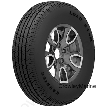 ST185/80R13"; 5-Hole Gun Metal Gray; Load Range C