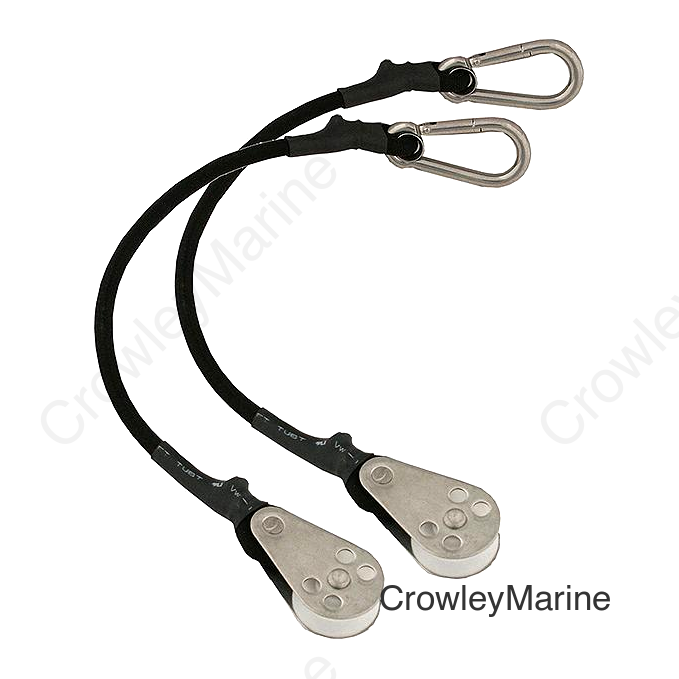 Taco Metals COK-0020-2 12" "Shock Cord with Single Pulley