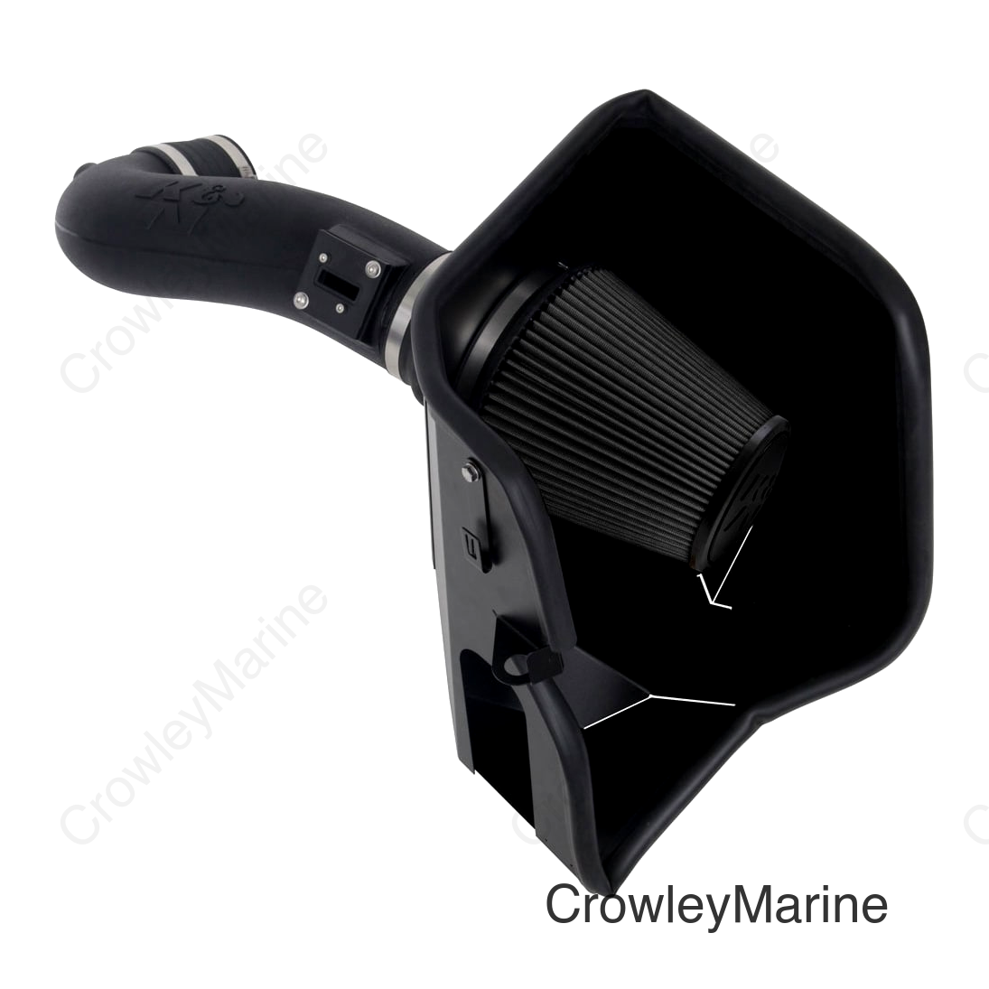 K&N 2019+ Chevrolet Silverado 1500 V8 6.2L Performance Air Intake System
