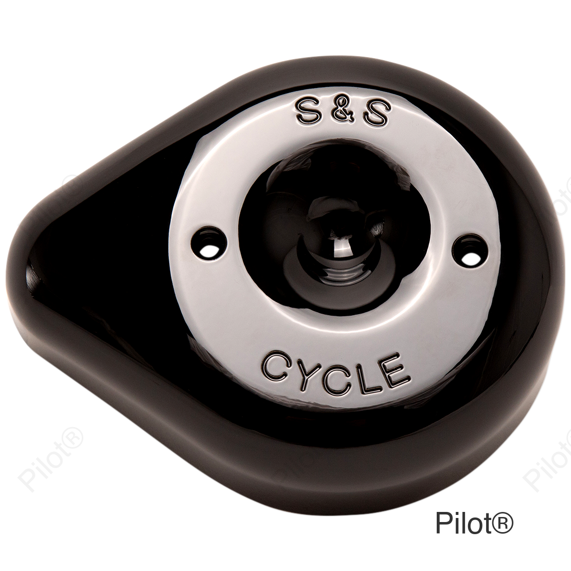 Air Cleaner Cover - Teardrop - Black