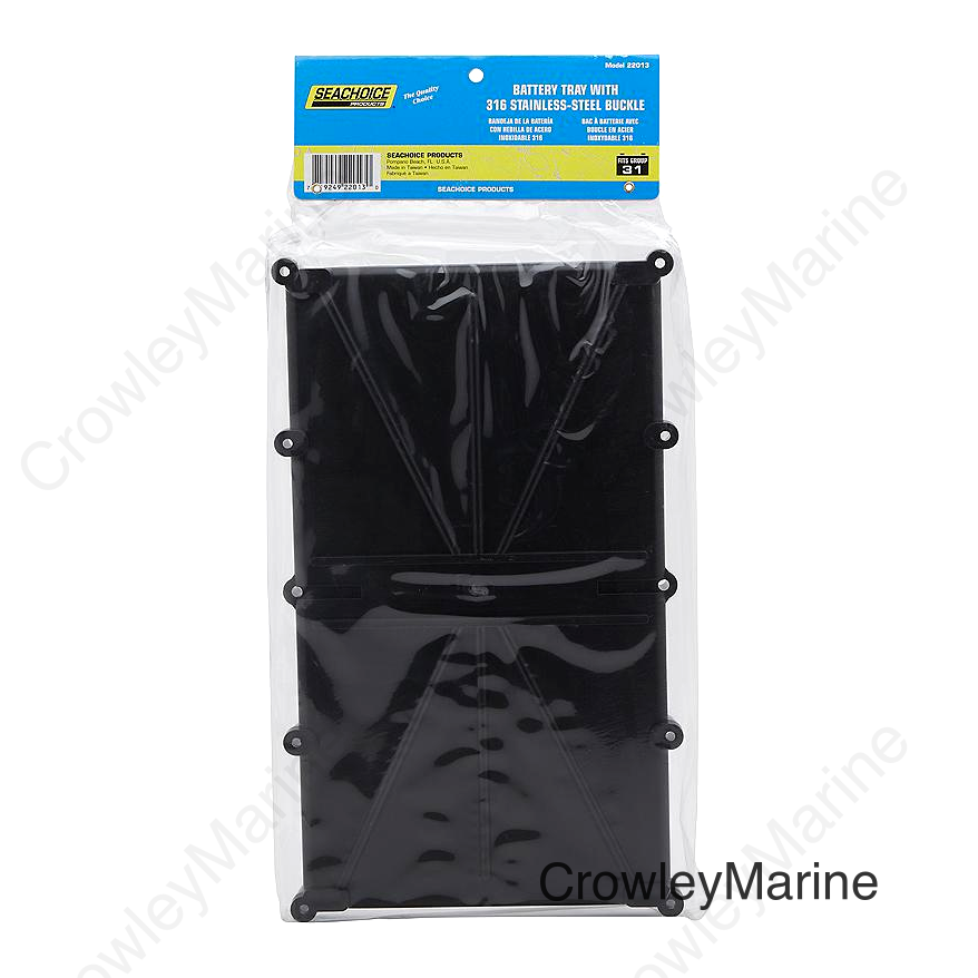 Seachoice Battery Tray with Stainless Steel Buckle, Group 29/31