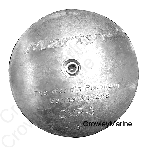 RUDDER ANODE 5-1/8" ZINC