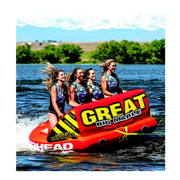 AirHead AHT2218GM Great Big Mable Towable Tube, 1-4 Riders