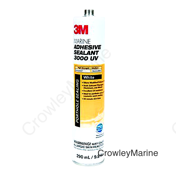 9M Marine 3000 UV Adhesive / Sealant, 10 oz. White
