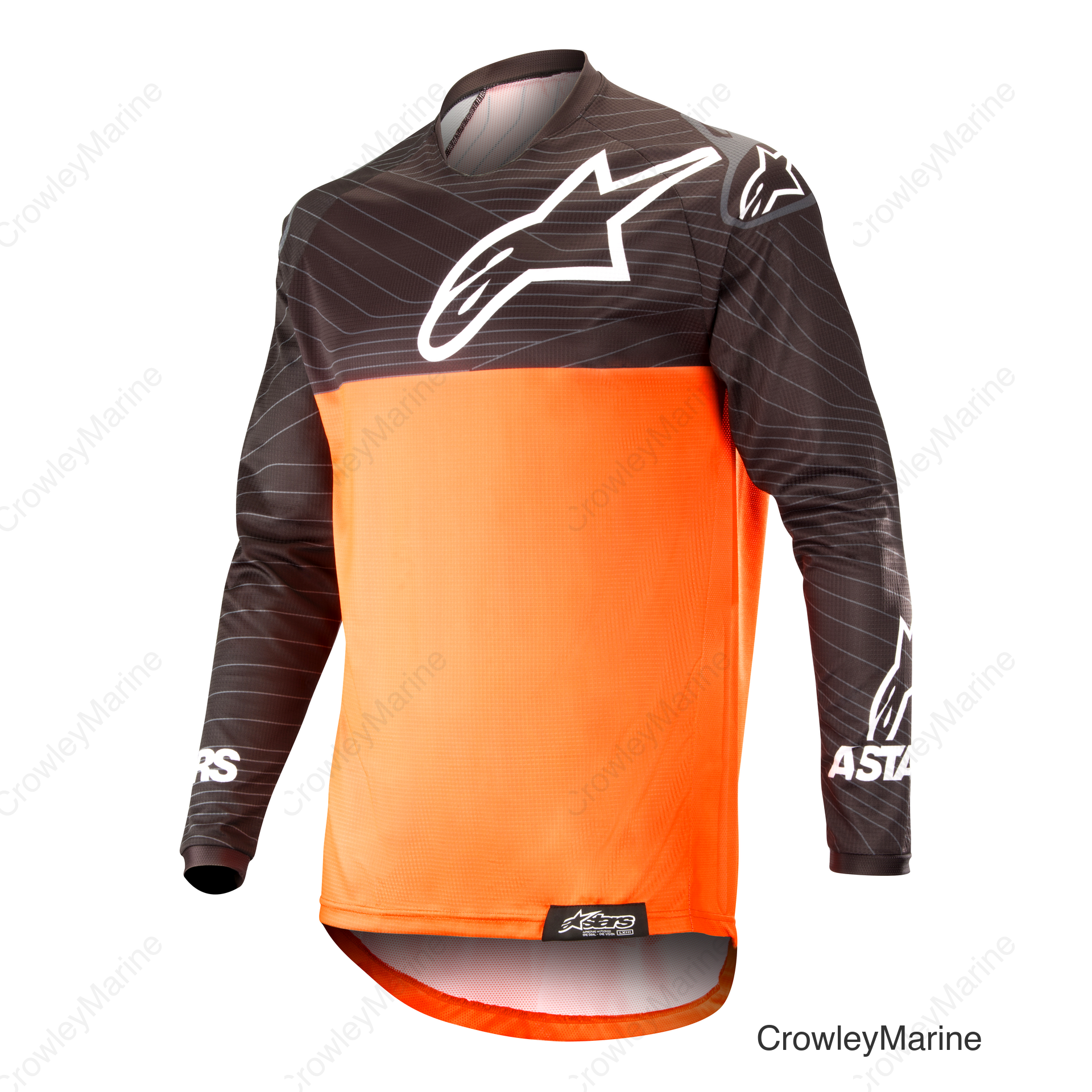 VENTURE R JERSEY ORANGE FLUO/ BLACK MD