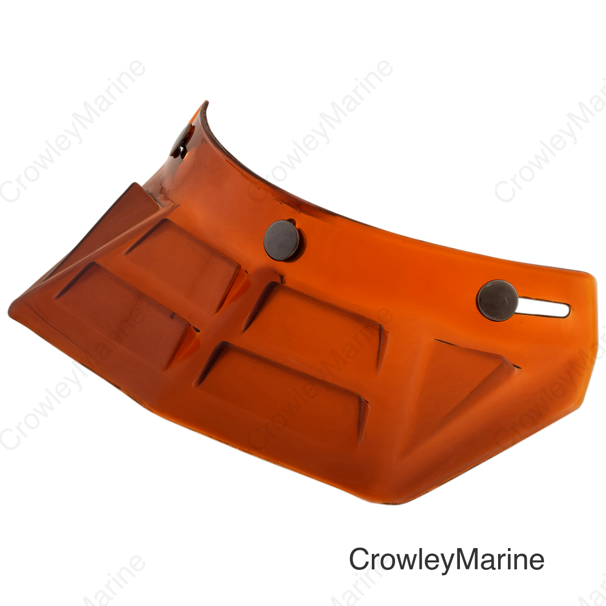 Vintage 3-Snap Visor - 6-Vents - Amber