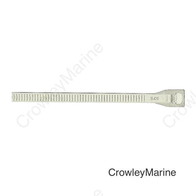 8" Nylon Standard Cable Tie, 25 Pcs. Natural