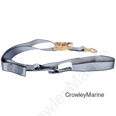 Ratchet Strap, 2"x6', 1,670lb. WLL, 2" Snap Hook & Soft Loop, 2 Pk (396406)