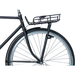 Basil Portland Front Rack Aluminum Black