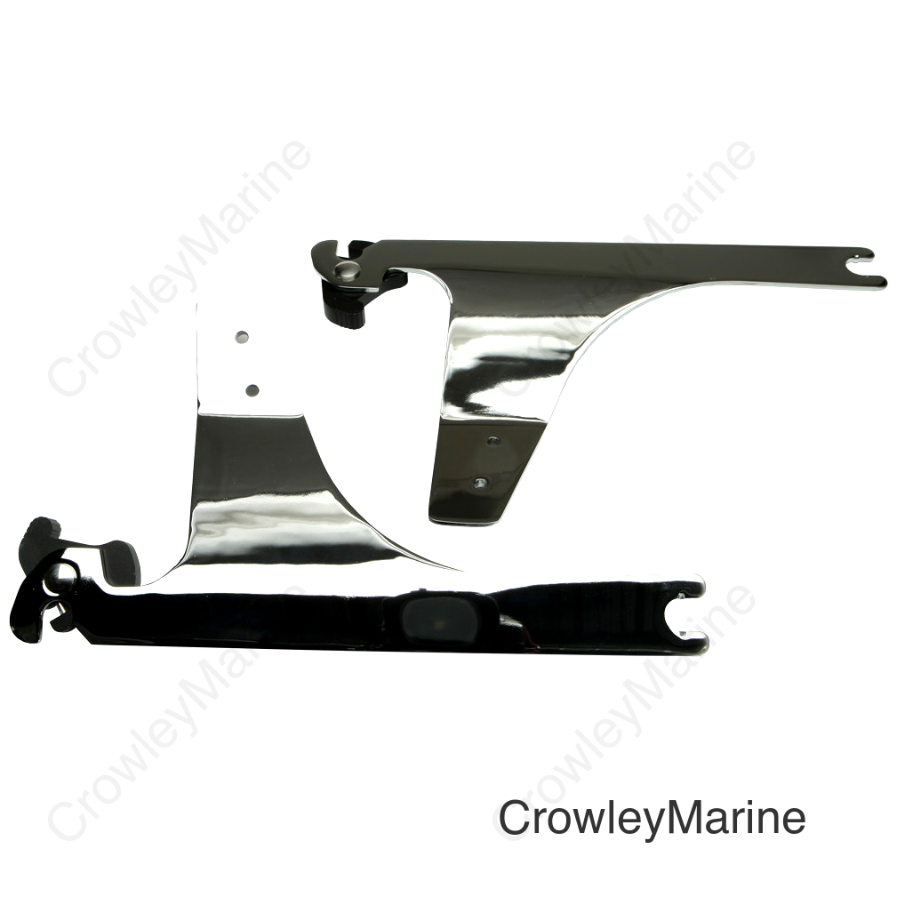 DETACHABLE SIDE PLATES CHROME FXDWG 93-05