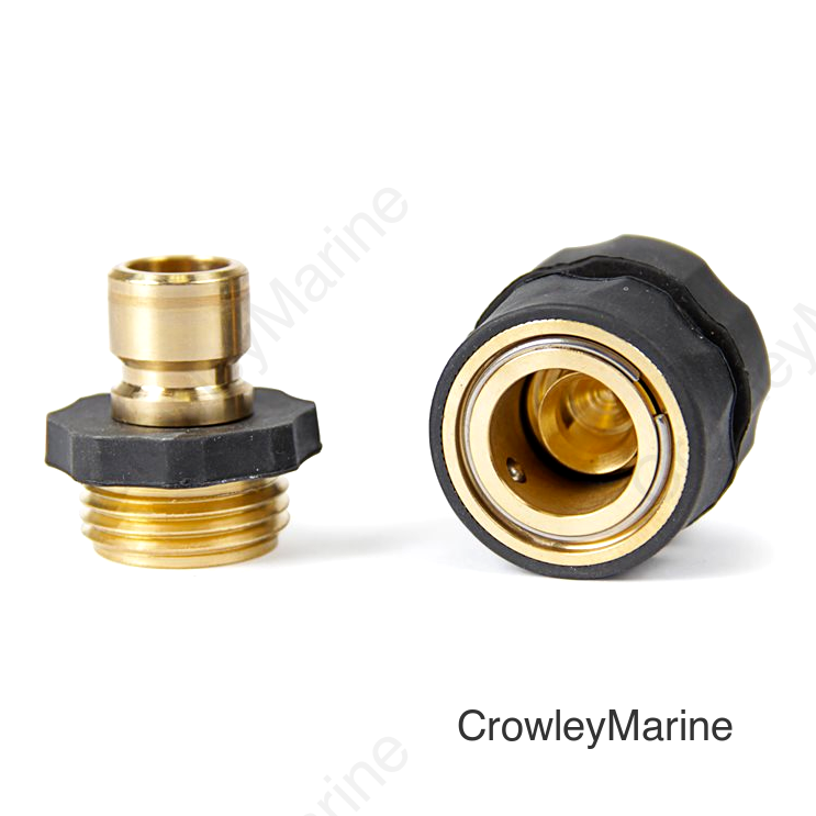 BRASS QUICK CONNECT WITH AUTH