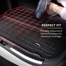 3D MAXpider 2019-2019 Porsche Cayenne Kagu Cargo Liner - Black thumbnail-3