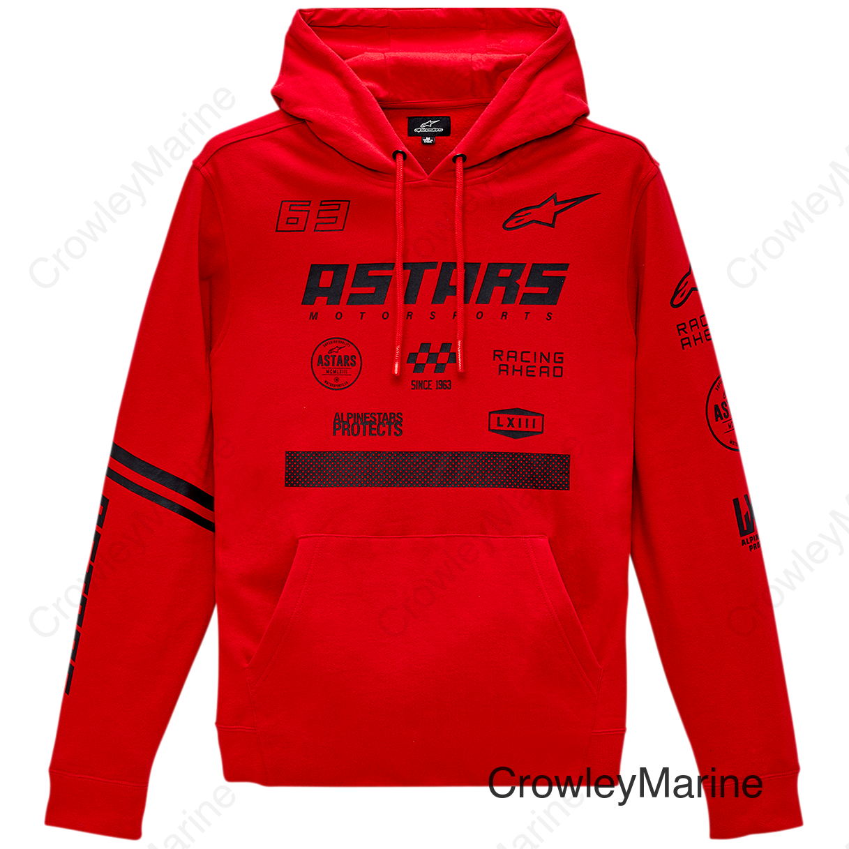 Multi Race Hoodie - Red - 2XL