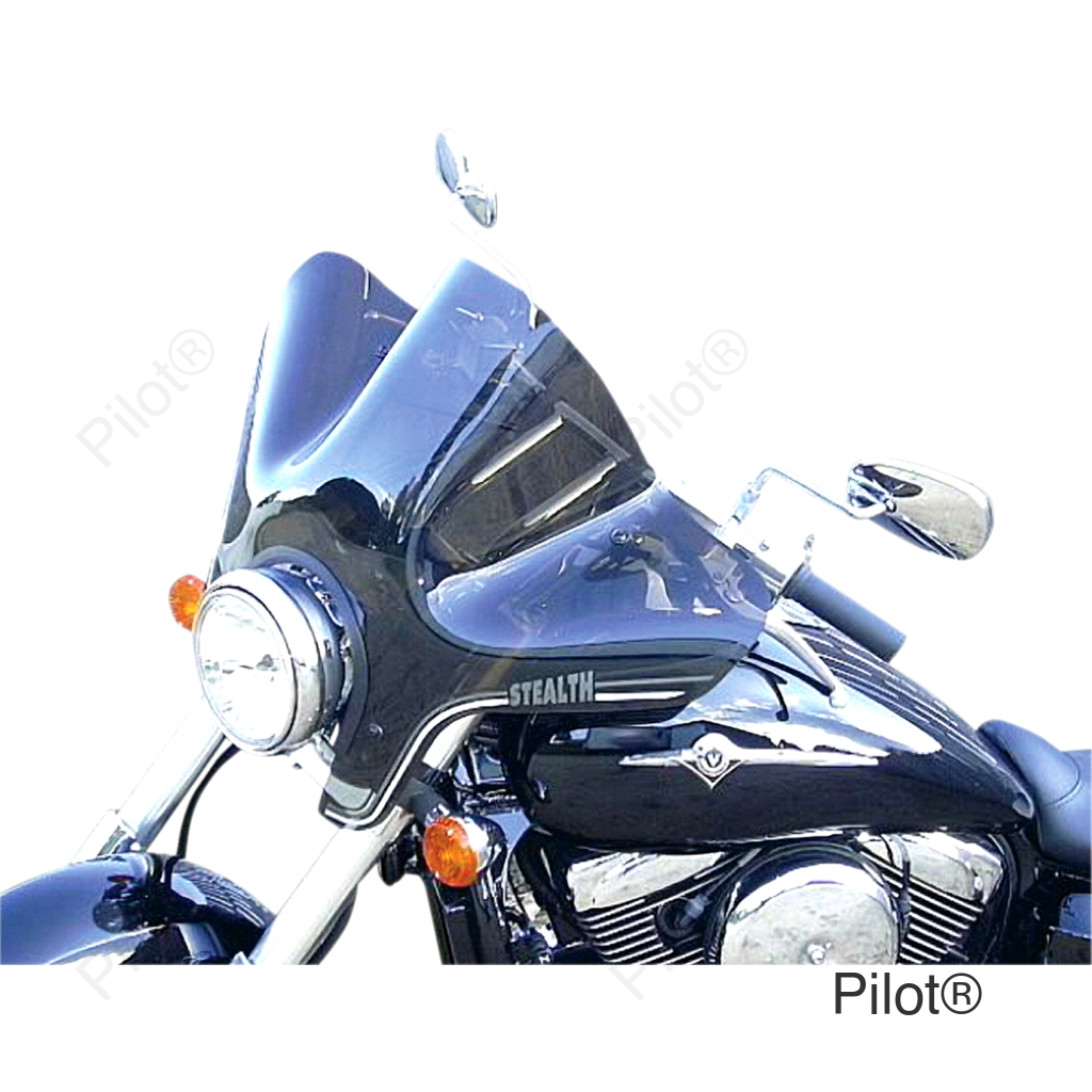 SS-20 Stealth Windshield - 14-1/8" - Smoke