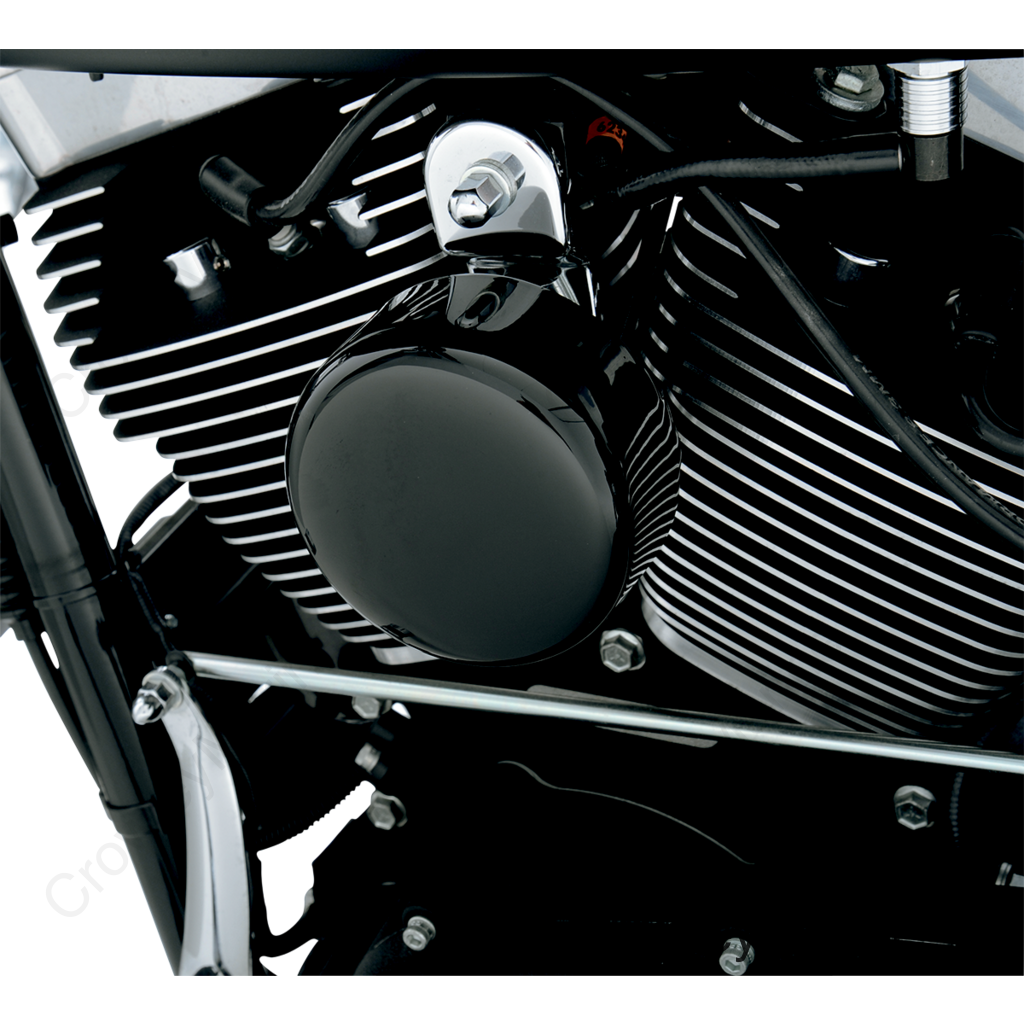 COVER HORN RND BLK