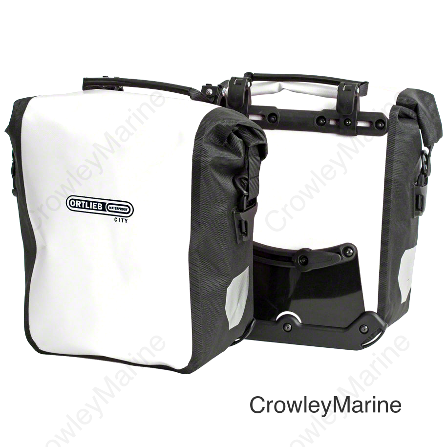 Ortlieb Front-Roller City Front Pannier: Pair~ Black
