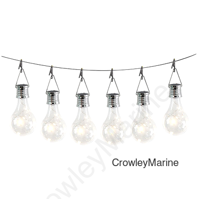 Solar Powered 64 in LED String Lights (22044)