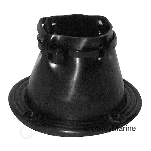 CABLE BOOT VINYL BLACK 2"