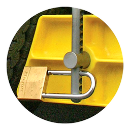 Wheel Stop w/Lock thumbnail-0