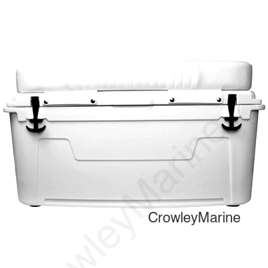 Ice Cage 105 qt White Cooler w/ White Lid Cushion (3331-1784)